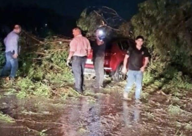 Tormenta en Cajeme causa estragos